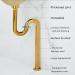 Commercial Washout High Efficiency Urinal Wall Mounted Smart Sensor Urinals Household Stainless Steel Men's Urinalsgold Color Suitable for Use in Homes Hotels Schools (B) - Buy Online on GoSupps.com
