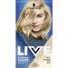 Schwarzkopf LIVE Intense Colour Up To 50% Grey Coverage Permanent Blonde Hair Dye With Caring Oils And Keratin Lightens Hair Up To 2 Levels Cool Blonde B10 Cool Blonde 1 Count (Pack of 1) Permanent
