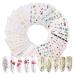 Yumi V nagel sticker 54 sheet nail ticker nail art sticker manicure decoration nail sticker flower dream catcher feather nail decorations