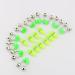 VGEBY Fishing Alarm Dual Bells - 20pcs LED Night Bite Alarm Set | Portable Fishing Accessory for International Shipping - Buy Online on GoSupps.com