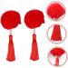 minkissy 3 Pairs Tassel Hair Ball Hair Clip Traditional Chinese Hairpin Year of Rabbit Hair Clips Cosplay Hair Pin Girls Hair Clips Tassel Hairpin Artificial Baby Cheongsam Chinese Knot - Buy Online on GoSupps.com