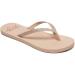 Buy Roxy Women's Napili Flip Flops - Stylish Beige 38 EU | International Shipping Available - Buy Online on GoSupps.com