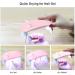 Portable UV LED Mini Nail Lamp for Gel Nails - Pink | 45s/90s Timer Setting & USB Cable Included - Buy Online on GoSupps.com
