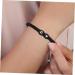 PRETYZOOM 3pcs Black and White Heart Bracelet Bracelets for Teen Girls Unisex Friendship Bracelets Couples Rope Braided Bracelets Cord Is Jade Thread Men and Women Wrist Chain Letter - Buy Online on GoSupps.com