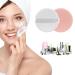 Molain 8-Part Round Make-Up Sponge Set with Strap - Smooth Powder Blending for Primer Cream & Concealer - Full Coverage Face & Body Applicator in White - Buy Online on GoSupps.com