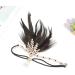 IYOU Crystal Flapper Headpiece Black Feather Gatsby Headband Wedding Party 1920s Hair Band Accessories for Women - Buy Online on GoSupps.com