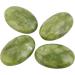 Rockcloud Oval Green Jade Worry Stone - Healing Crystal with Velvet Bag - Buy Online on GoSupps.com