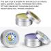 Zeoabsy 12pcs 5ml Silver Aluminum Tin Cans - Empty Round Cosmetic Containers for DIY Ointments Creams Candles & Shaving Soap - Buy Online on GoSupps.com