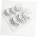 minkissy 3 Pair Fake Eyelash Long Eyelashes Desne Eyelashes Fake Lashes Natural Eyelashes Makeup Eyelashes False Eyelash Make up - Buy Online on GoSupps.com
