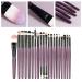 20pcs Professional Makeup Brush Set for Face, Powder, Concealer, Eyeshadow, Eyebrow, Lip - Zihei Beauty Tools - Buy Online on GoSupps.com