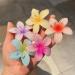 hgnxa Girl Flower Plumeria Hair Clip Sweet Handmade Cute Hair Duckbill Clip Headwear Hair Headwear for Women Girl Combination - Buy Online on GoSupps.com