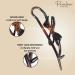 Parcelona French Twist n Clip Bow Tortoise Shell Celluloid Acetate Hair Clips (Set of 2) - Buy Online on GoSupps.com