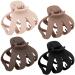 4 x hair clamps-acrylic large octopus clips non-slip large spider hair clip for women and girls super strong hold hair clip for thick hair accessories for daily party 8 cm