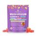 Mushroom Complex Gummies Mushroom Supplement with Ashwagandha and Lions Mane Reishi Cordyceps Maitake Shitake Chaga and Turkey Tail Nootropic Gummies for Focus Energy Memory and Immune Health