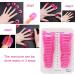 26pcs Plastic U Shape Nail Polish Protector | Reusable Nail Covers for Spill-Proof Manicures | Nail Art Accessories Rose Red - Buy Online on GoSupps.com