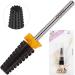 PANA Nail Carbide 5 in 1 Bit - Two Way Rotate use for Both Left and Right Handed - Fast remove Acrylic or Hard Gel - 3/32" Shank - Manicure Nail Art Drill Machine (Double Coarse - 2XC Black) Double Coarse - 2XC Black - Buy Online on GoSupps.com