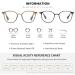 Tayaar Stylish Anti-Blue Light Reading Glasses for Men & Women | TR90 Lightweight Round Frame 4x Tawny Gold - Buy Online on GoSupps.com