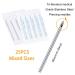 25PCS Mixed Body Piercing Needles Set - Sterile Stainless Steel Piercing Needles for Ear Nose Navel Belly Nipple Tongue Lip Smiley Piercings - 12G 14G 16G 18G 20G - Buy Online on GoSupps.com