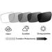 Transition Photochromic Bifocal Reading Glasses | Square Sports Sunglasses Readers | Black | 1.75x | Men's and Women's - Buy Online on GoSupps.com