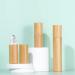 Zeoabsy 10ml Clear Glass Bottles Set - 6 Empty Roll-On Bottles with Bamboo Caps & Accessories for Essential Oils & Aromatherapy - Buy Online on GoSupps.com