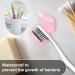Terjbg 8-Piece Travel Toothbrush Case Set | Portable Toothbrush Covers & Etui - Perfect for Home & Travel - Buy Online on GoSupps.com