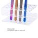 Premium S-Shaped Tweezers with 24 Holes | Large Capacity Transparent Eyelash Organizer for Beauty Salons - Buy Online on GoSupps.com