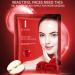VENZEN Red Apple Skin Moisture Face Mask - Hyaluronic Acid 10 Pack (25g Each) | Refreshing Facial Care for Hydration & Replenishment - Buy Online on GoSupps.com