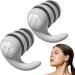 Noise Blocking Ear Plugs - Waterproof Silencing Ear Plugs - Reusable Ear Plugs with Box Silicone Three Layers of Mute Earplugs for Bath Equipment Rossev - Buy Online on GoSupps.com