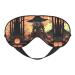 Halloween Horror Print Unisex Sleeping Eye Mask Soft Comfortable Light-Blocking Eye Mask Black