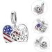 COHEALI 1pc Love Flag Pendant Flags American Flag Fashion Jewelry Bracelet Decor Wrist S925 United States - Buy Online on GoSupps.com