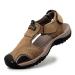 Mllm women men men bathing flaps outdoor leather bag head sandals men breathable beach shoes house soft flip flop flop shoes uk7 map