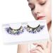 Glitter Lashes - False Eyelashes Festival Styles Eyelashes Shining Decorative Lashes 3d Effect Fake Eyelashes | Glitter Lash Extensions Makeup Decorative Eye Strip Lashes For Cosplay Props Q-02 - Buy Online on GoSupps.com