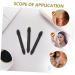 Baluue 50pcs Eye Shadow Sponge Cosmetic Tool Long Handle Eyeshadow Eye Cream Applicator Brush - Buy Online on GoSupps.com
