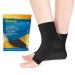 eYotto Compression Ankle Support Sleeve for Pain Relief and Stability - Black (16-19cm) - Buy Online on GoSupps.com