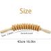 Premium Wood Massage Roller - Perfect Back Neck & Body Massager with Handle for Ultimate Relaxation | Ships Internationally - Buy Online on GoSupps.com