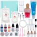 WEBEEDY Kit de Fabrication de Brillant L vres 30 Pcs DIY avec Base Hydratante Tubes et Pigments pour Adultes - Cadeau d'Anniversaire