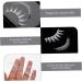 WOFASHPURET 2 Pairs White False Eyelashes Eye Makeup Tools White Faux Eyelashes Luxurious Eyelash White Eyelashes Wispy Fluffy Eyelashes Natural Eyelashes Extend Chemical Fiber Artificial 5d - Buy Online on GoSupps.com