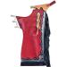 HILASON Ch229N-F Maroon Bull Riding Genuine Leather Rodeo Western Chaps Maroon Base | Bull Riding Chaps | Western Chaps Leather | Rodeo Chaps Bull Riding | Western Chaps | Rodeo Bull