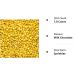 Coloured Milk Chocolate Beans - Gold 100g - Cake Cupcake & Cookie Decoration Sprinkles - Buy Online on GoSupps.com