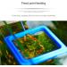 Misamo Feeding Ring Floating Food Feeder Circle with Suction Cup Easy to Install Aquarium Black - Buy Online on GoSupps.com