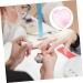 SOESFOUFU Nail Palette Nail Art Polish Mixing Plate Nail Color Mixing Plate Nail Mixing Plate Nail Mixing Nail Accessories Heart Shape Resin - Buy Online on GoSupps.com