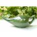 Ancient Impex Ceramic Neti Pot with 5 Sachets of Neti Salt - Natural Sinus Treatment | Green Crackle Pattern - Buy Online on GoSupps.com
