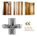 Buy Invisibly Hidden Cross-Covered Sensory Necklace - White Hinges Cabinet Fittings & Toddler Bite Ring Pearl Door Hinge | Silver XS (S) - International Shipping Available - Buy Online on GoSupps.com