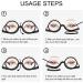 Buy Stylish Foldable Makeup Reading Glasses for Women - Presbyopia Visual Aid & Magnifying Silver Eyewear - Buy Online on GoSupps.com