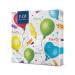 PAW - Napkins 3 -layer (33 x 33 cm) I 20 pieces I Perfect for birthdays parties weddings communion and celebrate I paper napkins colorful - Balloons heart I party