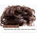 EREE HAIR 10Inch Short Curly Hair Topper Clip in Hair Topper Top Hairpieces Topper Human Hair Extensions Wiglet Topper Hair Piece for Women with Thinning Hair Dark Brown Color - Buy Online on GoSupps.com