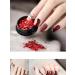 GZSYY Nail Sequins Glitter Powder - 6PCS Red Nail Glitter for Stunning Nail Art | International Shipping Available - Buy Online on GoSupps.com