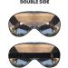 Flying Eagle Print Eye Mask - Adjustable Blackout Sleep Mask for Men & Women | Sleep Aid & Travel Accessory - Buy Online on GoSupps.com