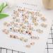 24 Pairs Mixed Color Clip-on Earrings Set - Animals, Heart, Flowers, Mushroom Design for Ladies - Painless Non-perforated Earrings - Buy Online on GoSupps.com