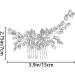 Crystal Bridal Hair Comb Bride Wedding Hair Comb Crystal Hair Vine Comb Bridal Hair Pieces Wedding Rhinestone Hair Side Comb Handmade Hair Accessories for Women and Girls Bride Wedding Headpieces - Buy Online on GoSupps.com